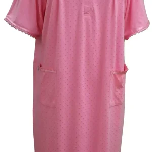 Robe de Nuit Adaptée Style 1-2290 Couleur Rose