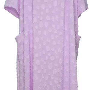Robe de Nuit Adaptée Style 1-2421 – Mauve à Pétales