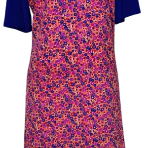 Robe Adaptée Style 1-4702 – royal fleuri ROUGE