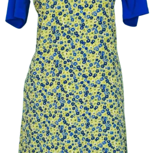 Robe Adaptée Style 1-4702 – royal fleuri vert