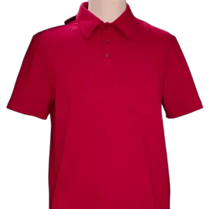Polo Adapté Style 1-6189 Rouge Uni