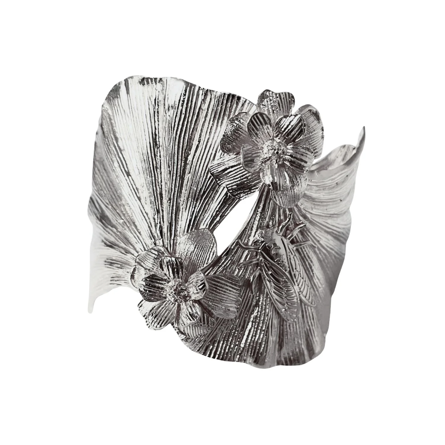 Manchette Prisca Argentée