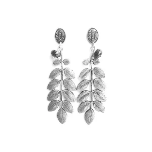 Boucles d'oreilles Feuille d'Acacia