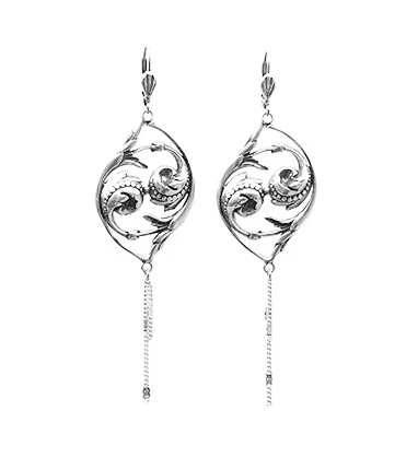 Boucles d'Oreilles Double Arabesque