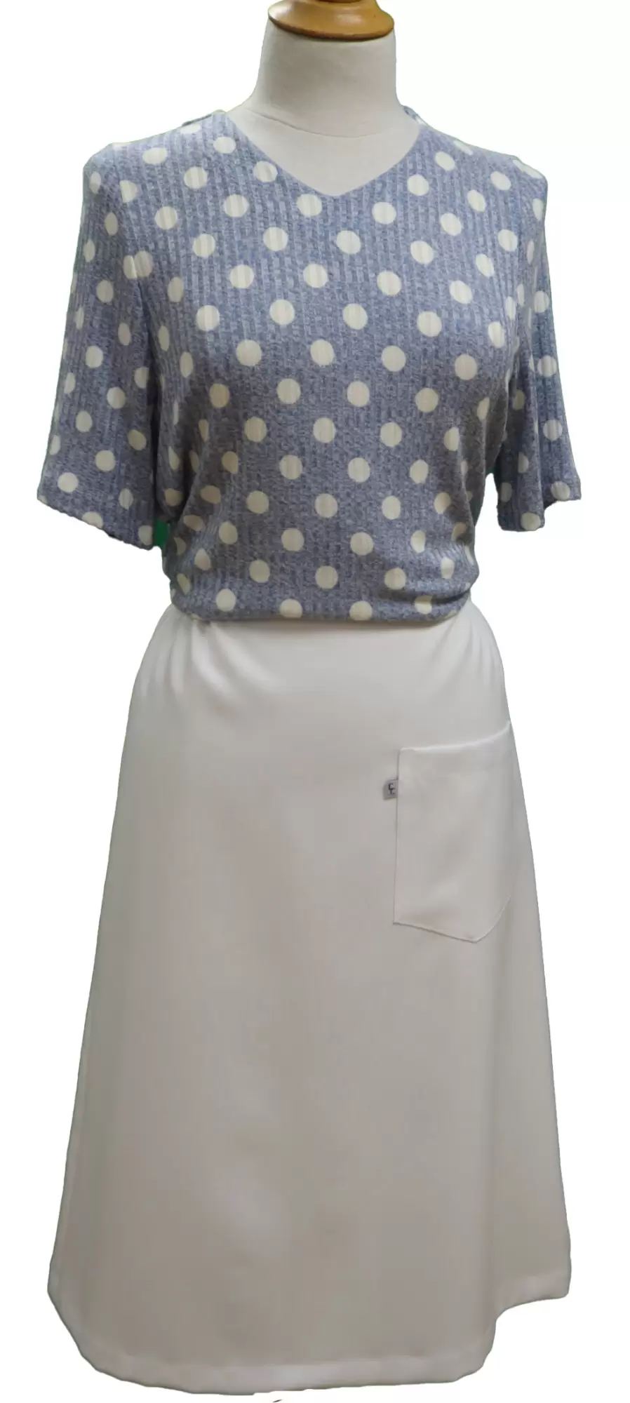 Jupe adaptée 1259 – Blanche