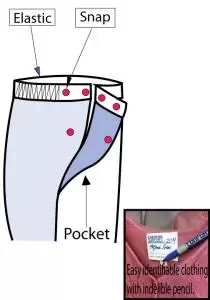 Pantalon Adapté Femme 1309 – Noir – Image 2