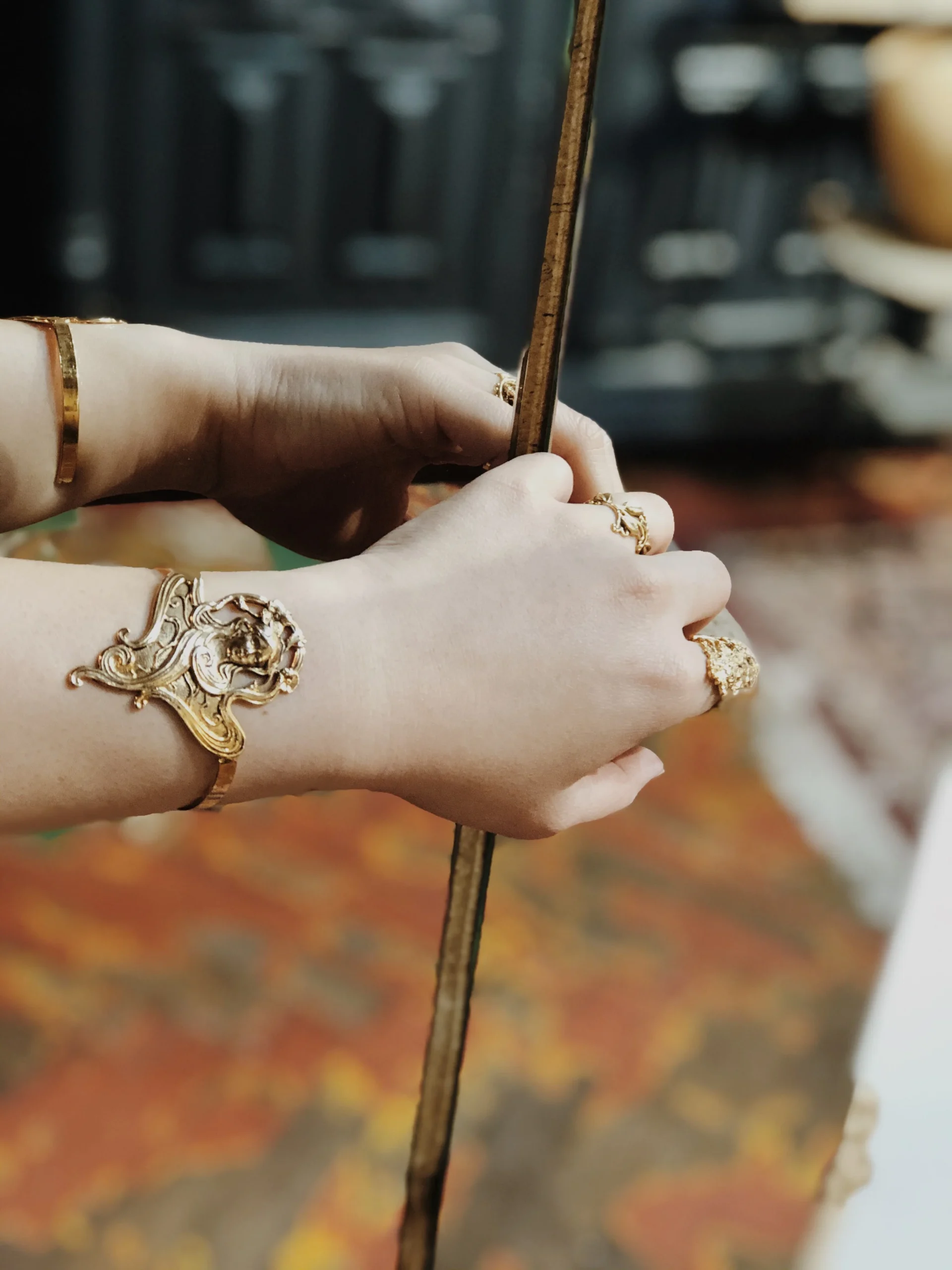 Bracelet Camée Doré – Image 2