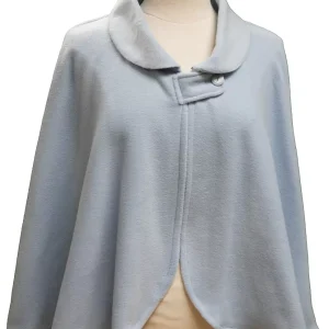 Cape Poncho en Polaire 1445 – Bleu pâle