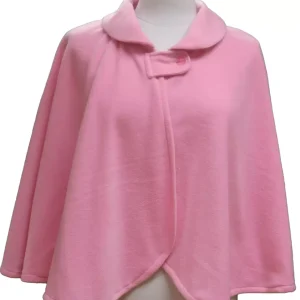Cape Poncho en Polaire 1445 – Rose Claire