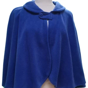 Cape Poncho en Polaire 1445 – Bleu Royal