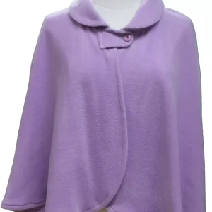 Cape Poncho en Polaire 1445 – Lilas