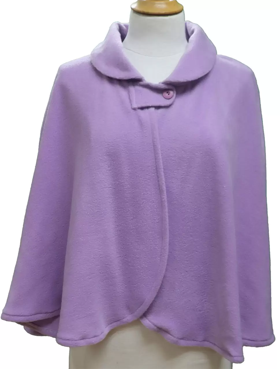 Cape Poncho en Polaire 1445 – Lilas