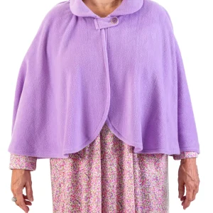Cape Poncho en Polaire 1445 – Mauve