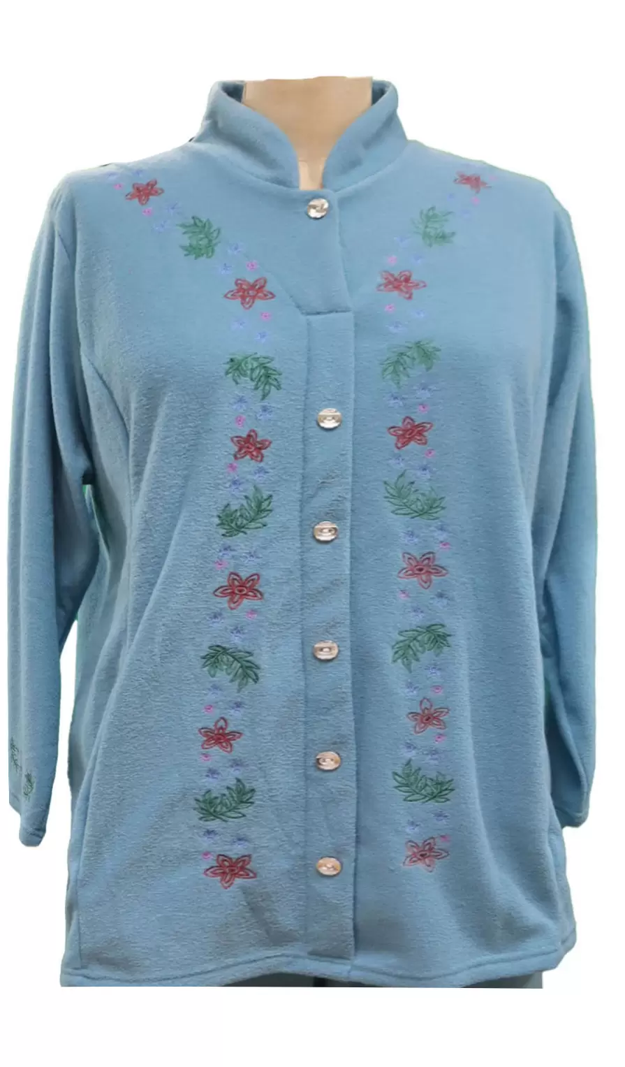 Cardigan Adapté 1463 – Bleu-vert turquoise