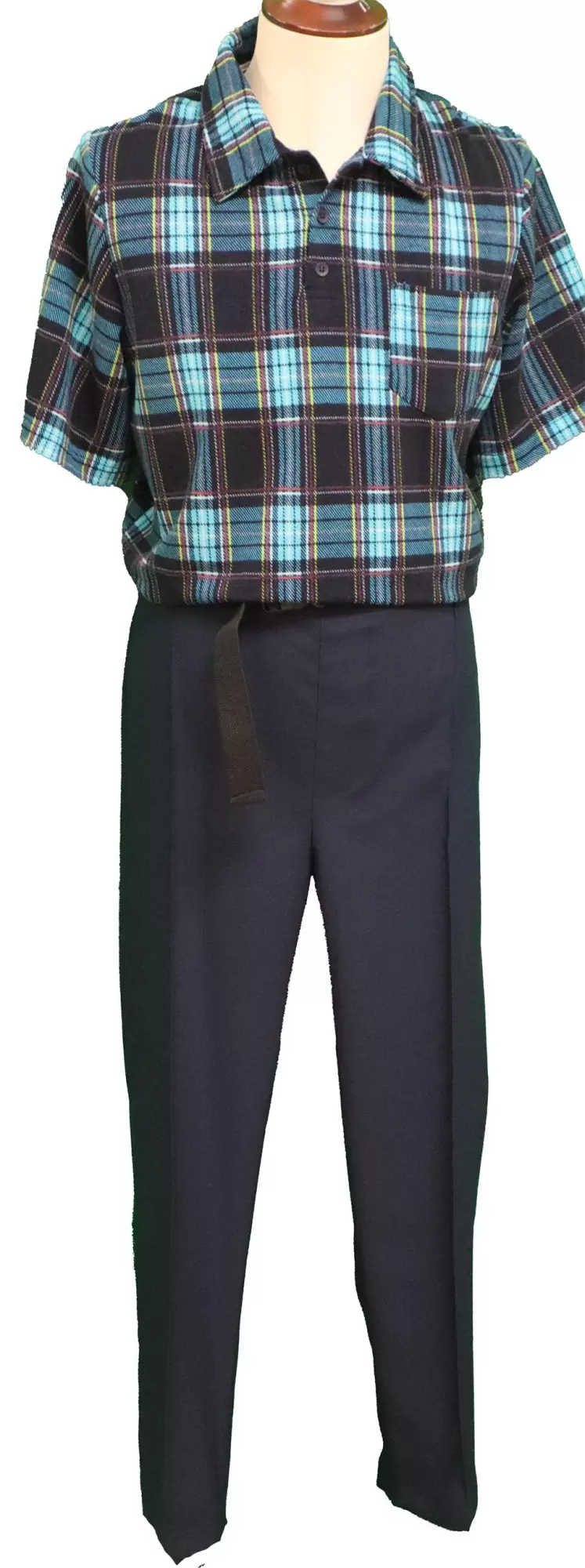 Combinaison adaptée de Jour pour Hommes 1620 – Carreaux Turquoise