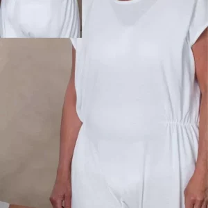 1650 – Combinaison Sous-vêtements Alzheimer Unisexe – Blanc