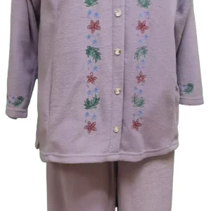 Pantalon Polaire Confortable Sans Fond 7059 – Lilas