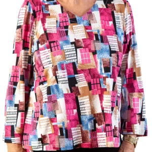 Chandail adapté 2-1165-Multi Rose