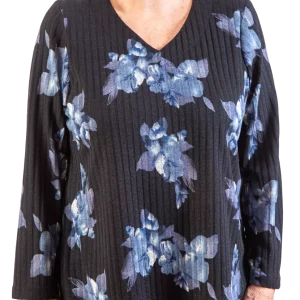 Chandail adapté 2-1165-Noir et Bleu