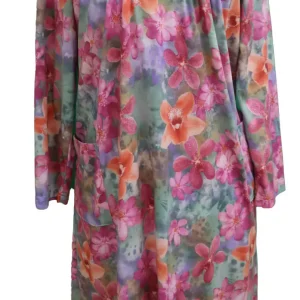 Robe de Nuit Adaptée 2-2298 Imprimé Multi Fleurs
