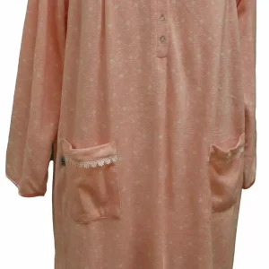 Robe de Nuit Adaptée  Style 2-2073 Corail