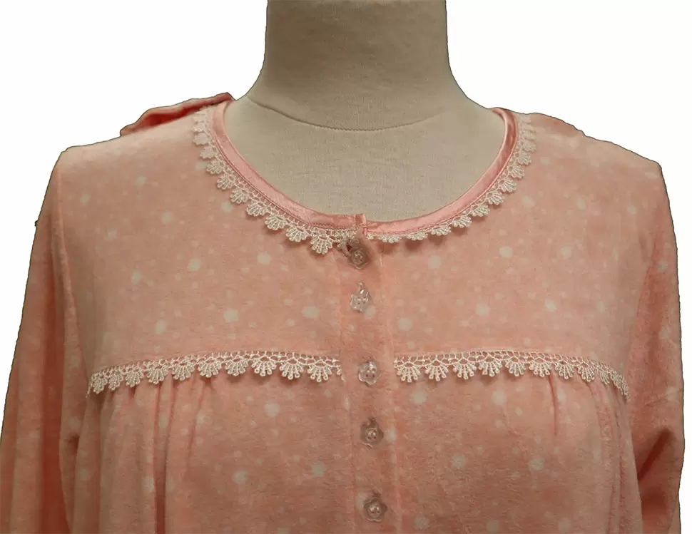 Robe de Nuit Adaptée Style 2-2073 Lilas – Image 3