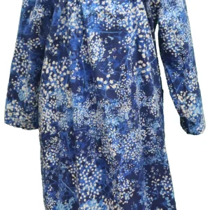 Robe de Nuit Adaptée Flanelle Style 2-2298 Royal