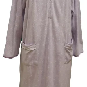 Robe de Nuit Adaptée  Style 2-2073 Lilas