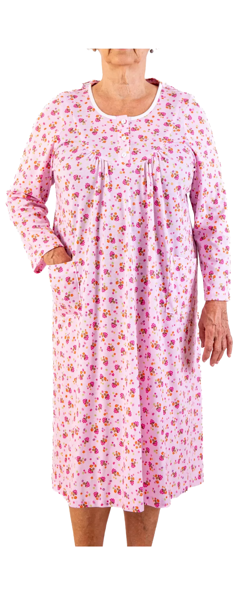 Robe de nuit Adaptée 2-2298 Rose et Orange