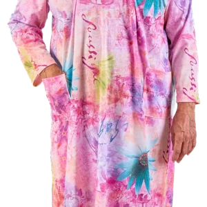 Robe de nuit Adaptée 2-2298 Rose et Turquoise