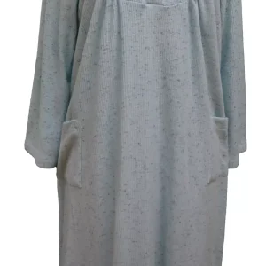 Robe de Nuit Adaptée Flanelle Style 2-2298 Blue