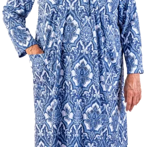Robe de nuit Adaptée 2-2298 Imprimé Royal