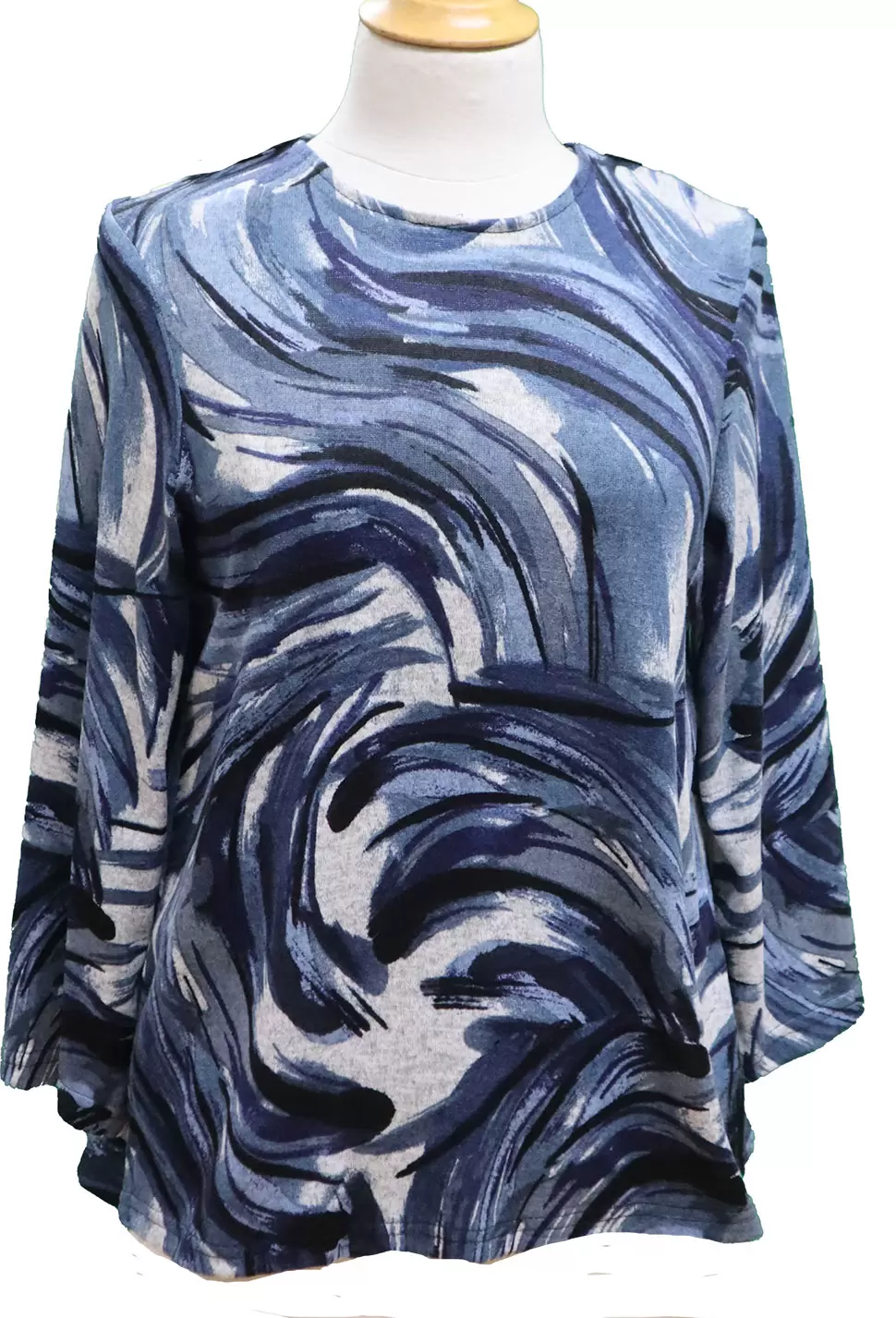 Chandail adapté style 2-3154 Imprimé Marine