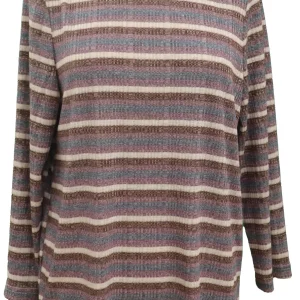 Chandail adapté style 2-3154 -Rayé mauve