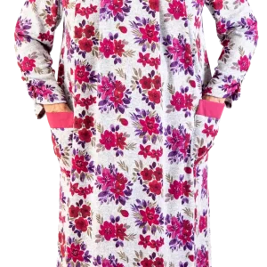 Robe Adaptée  2-4001 Fleuri Rose
