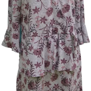 Robe Adaptée  2-4165  COULEUR -LILAS