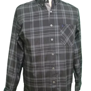 Chemise Adaptée à Manches Longues 2-5160 – Noir & Gris