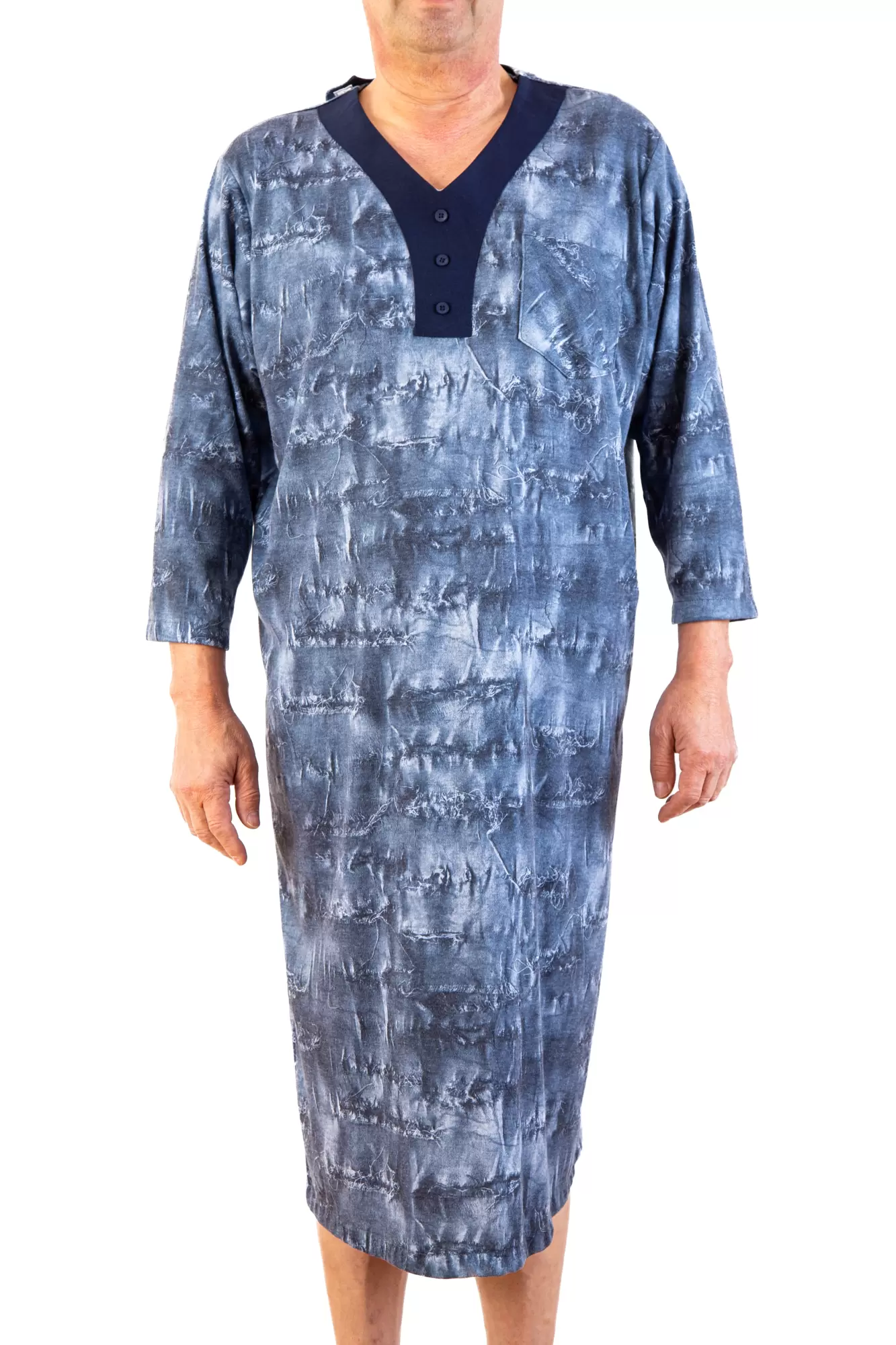 Chemise de Nuit Adaptée 2-6080 Denim