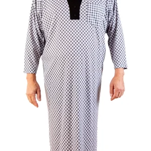 Chemise de Nuit Adaptée 2-6080 Étoiles Noires