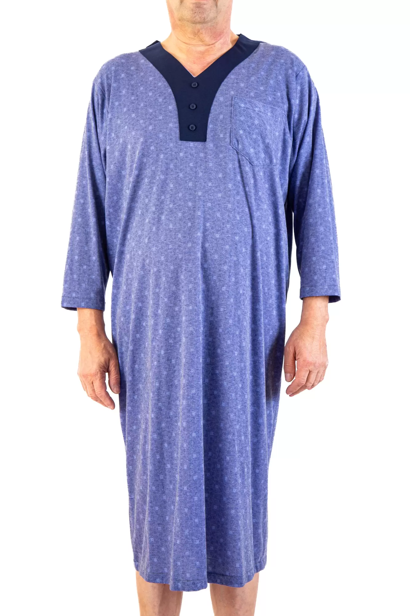 Chemise de Nuit Adaptée 2-6080 Indigo Clair