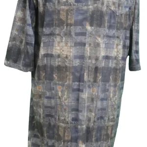Chemise de Nuit Adaptée 2-6080 Imprimé Gris