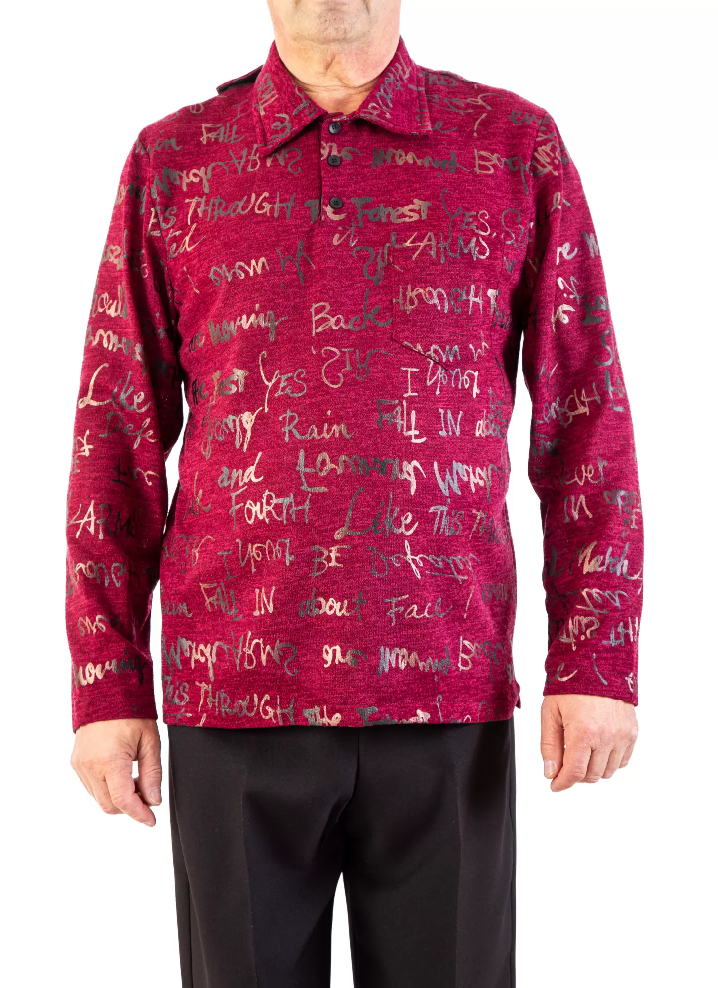 Polo Adapté à Manches Longues Style 2-6189 – Bourgogne