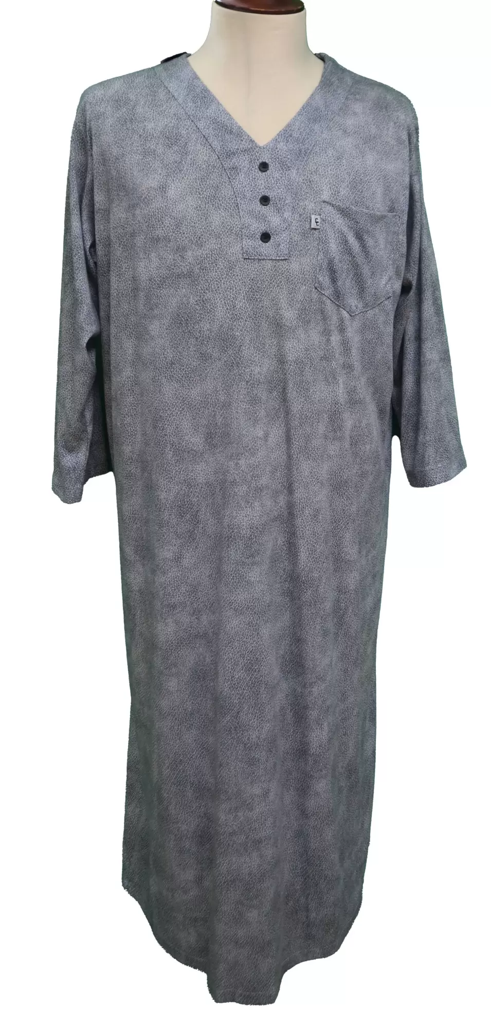 Chemise de Nuit Adaptée 2-6080 Charcoal