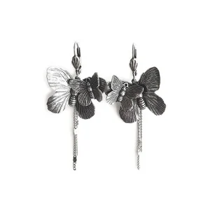 Boucles d'oreilles double papillons