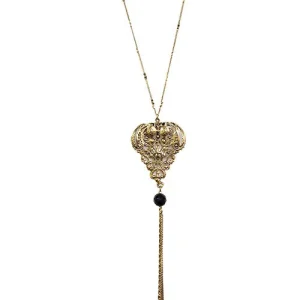 Collier Baroque Fili Doré
