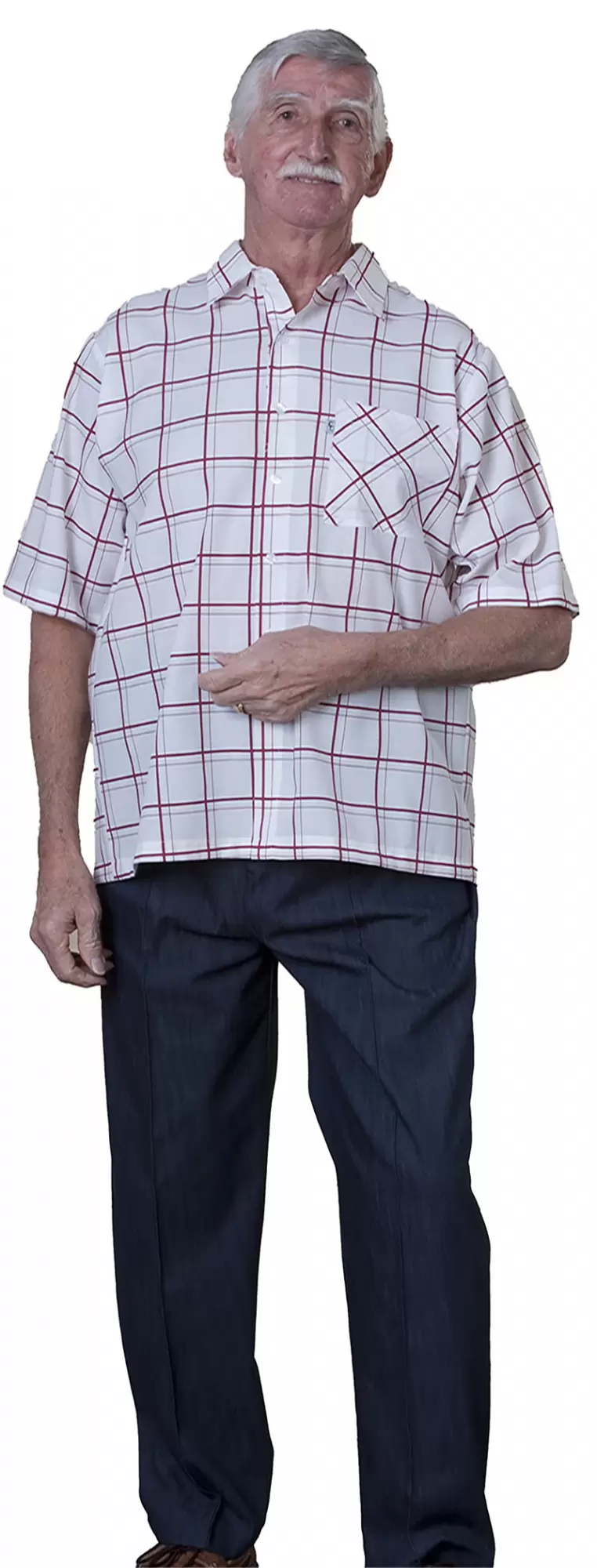 Pantalon Sans-siège Style 7051 Unisexe Jeans Bleu marine