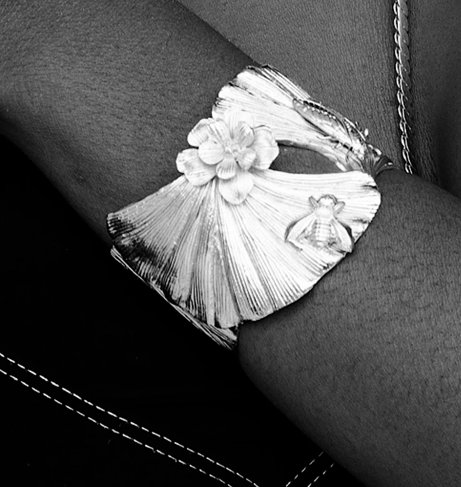 Manchette Prisca Argentée – Image 3