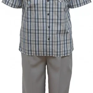 Pantalon Sans-siège Style 7059 Unisexe Gris