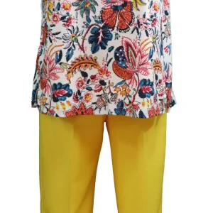 Pantalon Sans-siège Style 7059 Couleur Jaune