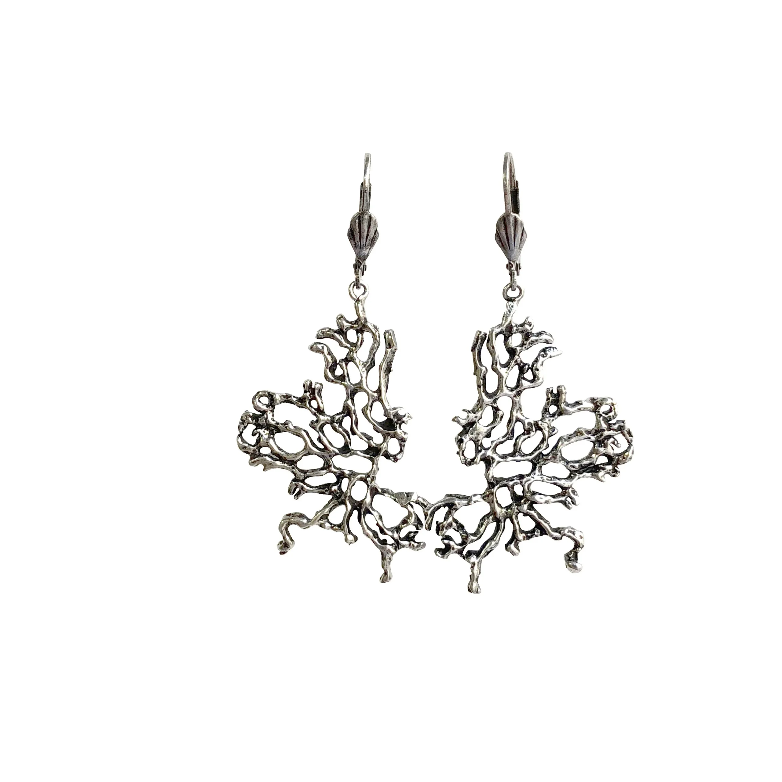 Boucles d'Oreilles Corail